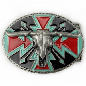 boucle de ceinture américaine longhorn