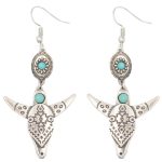 boucles d'oreilles style western