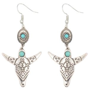 boucles d'oreilles style western