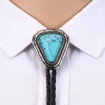 bolo tie pierre bleue