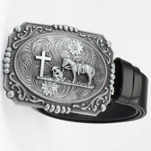 grosse boucle ceinture cowboy