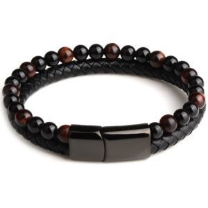 bracelet en cuir style Johnny