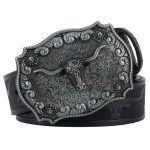 ceinture western noire