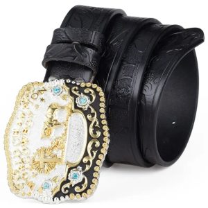 Boucle de ceinture style cowboy