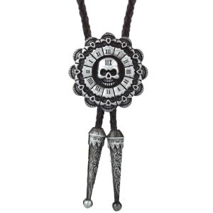 bolo tie tête de mort