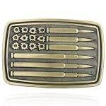 Boucle de Ceinture US en alliage de zinc