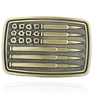 Boucle de Ceinture US en alliage de zinc