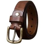 Ceinture western artisanale en cuir