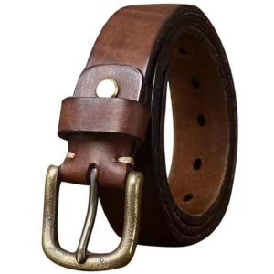 Ceinture western artisanale en cuir