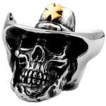 bague cowboy en acier
