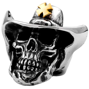 bague cowboy en acier