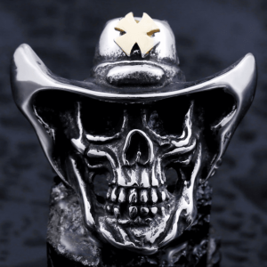 style western bague cowboy