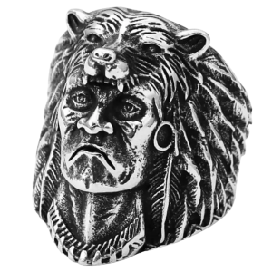 bague Amérindienne pour homme