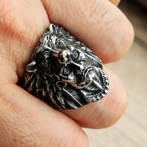 bague guerrier indien