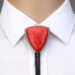 bolo tie homme rouge