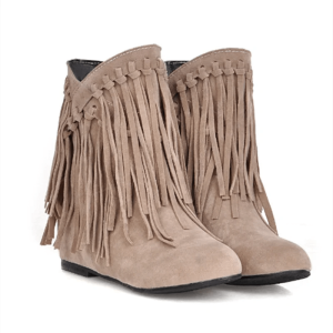 bottes cowboy femme beige