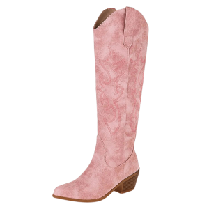 bottes cowboy rose