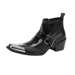 bottes western homme cuir