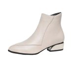 bottes western beige