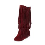 bottes Western Bordeaux