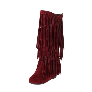 bottes Western Bordeaux