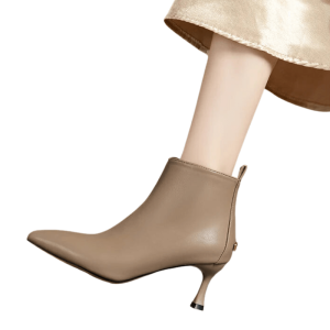 Chaussures western beige pour femme