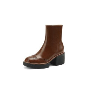 bottes western femme cuir