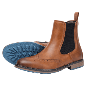bottines country cuir