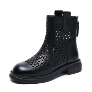 bottines cuir country femme