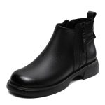bottines cowboy noire élégante