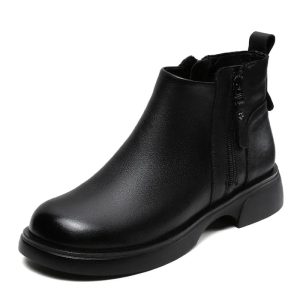bottines cowboy noire élégante