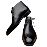 bottines cowboy noires