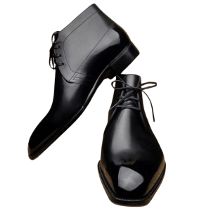 bottines cowboy noires