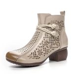 bottines santiag femme en cuir
