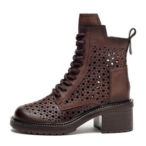 bottines en cuir western