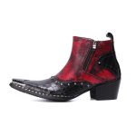 bottines western cloutées