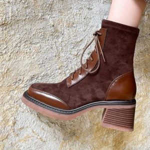 style cowgirl bottines daim