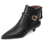 bottines western noir femme