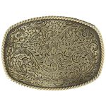 Boucle de Ceinture Dorée Cowboy