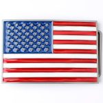 boucle de ceinture drapeau américain