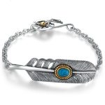 bracelet amérindien argent turquoise
