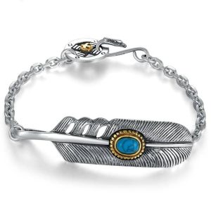 bracelet amérindien argent turquoise