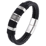 bracelet cowboy en cuir