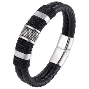 bracelet cowboy en cuir