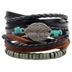 bracelet en cuir style amérindien
