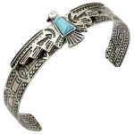 bracelet navajo argent turquoise
