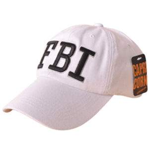 casquette style FBI