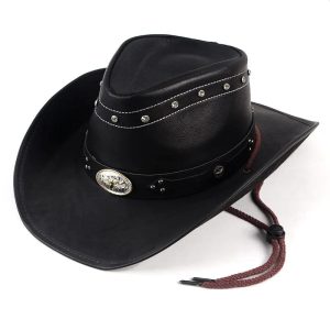 chapeau de cowboy country en similicuir