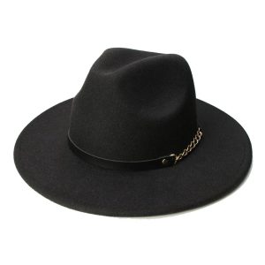 chapeau country noir pour femme