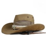 chapeau cowgirl en similicuir